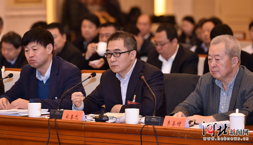 河北省政协十一届四次会议科技组、民建工商联组联组讨论
