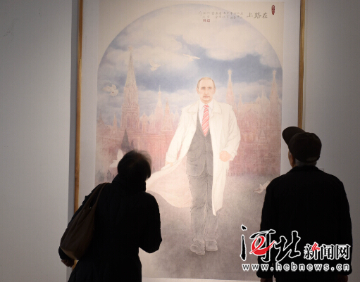 宁晋工笔画汇报展在石家庄市美术馆启幕