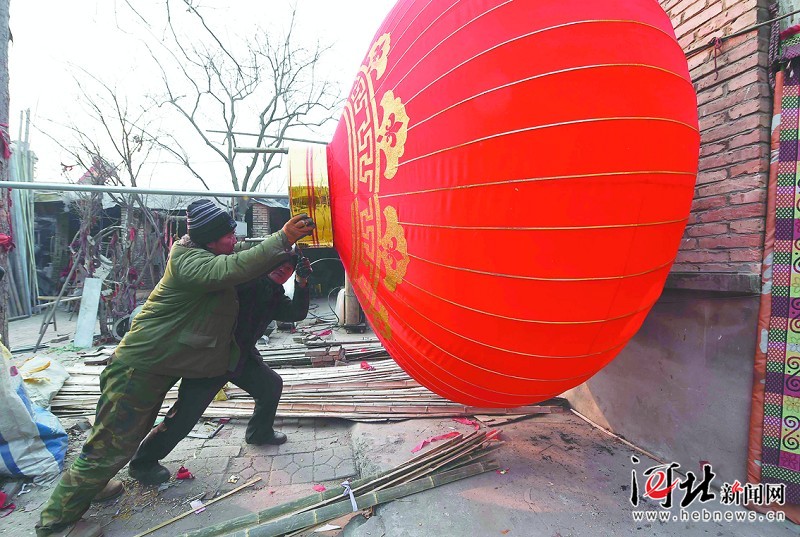 图说石家庄：忙碌的宫灯作坊（组图）